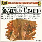 Best of the Classics - Bach: Brandenburg Concertos nos 4-6