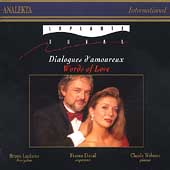 Words of Love / Bruno Laplante, France Duval, Claude Webster Words of Love / Bruno Laplante, France Duval, Claude Webster
