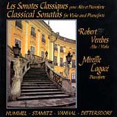 Classical Sonatas for Viola & Pianoforte / Verebes, Lagace Classical Sonatas for Viola & Pianoforte / Verebes, Lagace