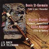 Telemann: Trio Sonatas, etc;  J.S. Bach / St. Germain, et al