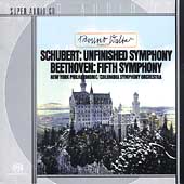 Schubert: Symphony no 8;  Beethoven: Symphony no 5 / Walter