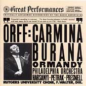 Orff: Carmina burana / Ormandy, Philadelphia Orchestra
