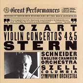 Mozart: Violin Concertos 4 & 5 / Stern, Schneider, Szell