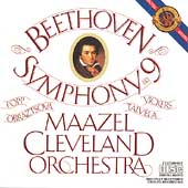 Beethoven: Symphony no 9 / Maazel, Cleveland Orchestra