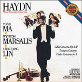 Haydn: Three Favorite Concertos / Ma, Marsalis, Lin