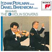 Brahms: The 3 Violin Sonatas / Perlman, Barenboim