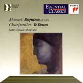 Mozart: Requiem; Charpentier: Te Deum / Jean-Claude Malgoire