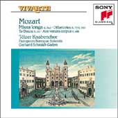 Mozart: Missa longa, etc / Schmidt-Gaden, Toelzer Knabenchor