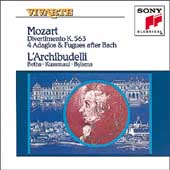 Mozart: Divertimento K 563, etc / L'Archibudelli