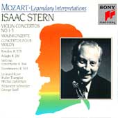 Mozart: Violin Concertos 1-5, etc / Isaac Stern