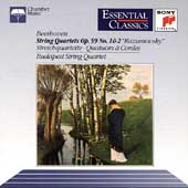 Beethoven: String Quartets Op 59 nos 1 & 2 / Budapest Qt