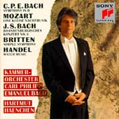 Bach, Mozart, Britten, Handel / Haenchen, C.P.E. Bach CO