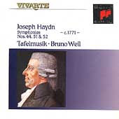 Haydn: Symphonies nos 44, 51 & 52 / Weil, Tafelmusik