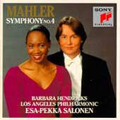 Mahler: Symphony no 4 / Salonen, Hendricks, Los Angeles PO
