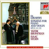 Brahms: Violin Sonatas Opp 78, 100 & 108 / Bronfman, Stern