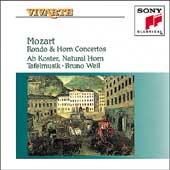 Mozart: Rondo & Horn Concertos / Koster, Weil, Tafelmusik