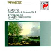 Beethoven: String Trio Op 3, Serenade / L'Archibudelli