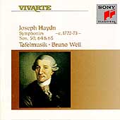 Haydn: Symphonies 50, 64 & 65 / Bruno Weil, Tafelmusik