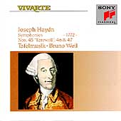 Haydn: Symphonies 45, 46 & 47 / Bruno Weil, Tafelmusik