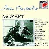 Casals Edition - Mozart: Sinfonia Concertante K 364, etc