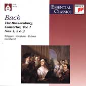 Bach: Brandenburg Concertos Vol 1 / Gustav Leonhardt, et al