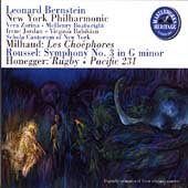 HERITAGE  Milhaud, Roussel, Honegger / Leonard Bernstein