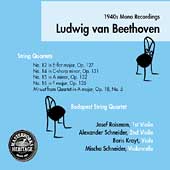 HERITAGE  Beethoven: Quartets, etc / Budapest String Quartet