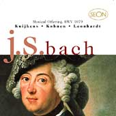 Bach: Musical Offering / Kuijken, Kohnen, Leonhardt