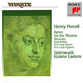 Purcell: Ayres for the Theatre / Lamon, Tafelmusik