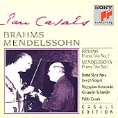 Casals Edition - Brahms, Mendelssohn: Piano Trios / Hess