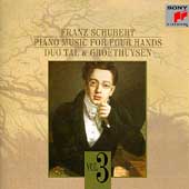 Schubert: Piano Music Four Hands Vol 3 / Tal & Groethuysen