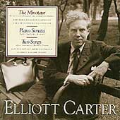 Carter: The Minotaur, Piano Sonata, etc / Schwarz, Jacobs Carter: The Minotaur, Piano Sonata, etc / Schwarz, Jacobs
