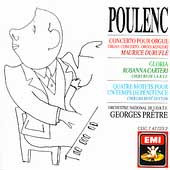 Poulenc: Organ Concerto, Choral Works / Durufle, Pretre