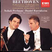 Beethoven: Violin Concerto, Romances / Perlman, Barenboim