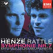 Henze: Symphonie no 7, Barcarola / Simon Rattle, Birmingham