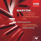 Bartok: Piano Concertos 1-3 / Peter Donohoe, Simon Rattle