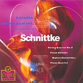 Schnittke: String Quartet no 3, Piano Quintet etc / Borodin Quartet et al