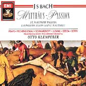 Bach: St Matthew Passion / Klemperer, Pears, Ludwig, et al