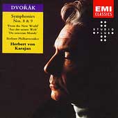 Dvorak: Symphonies No 8 & 9 / Karajan, Berlin Philharmonic