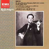 Bach: Violin Sonatas 1 & 3, Partitas, etc / J Heifetz
