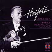 Heifetz - Sibelius, Prokofiev, Glazunov: Concertos