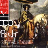 Haydn: Symphony No 94 "Surprise", Symphony No 45 "Farewell"