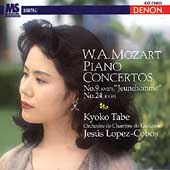Mozart: Piano Concertos no 9 and 24 / Tabe, Lopez-Cobos