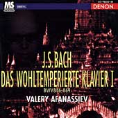 Bach: Das Wohltemperierte Klavier I / Valery Afanassiev