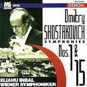 Dmitry Shostakovich: Symphonies Nos 1 & 15 / Eliahu Inbal
