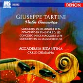 Tartini: Violin Concertos / Chiarappa, Accademia Bizantina