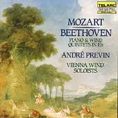 Beethoven, Mozart: Piano Quintets / Previn, Vienna Winds