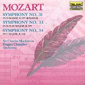 Classics - Mozart: Symphonies 31, 33 & 34 / Mackerras