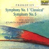 Classics - Prokofiev: Symphonies no 1 & 5 / Levi, Atlanta SO