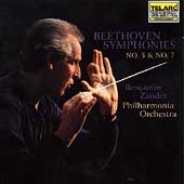 Beethoven: Symphonies no 5 & 7 / Zander, Philharmonia